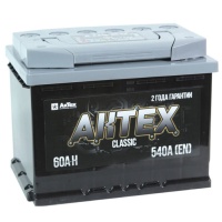АКБ АКТЕХ 60 А/ч обратная полярность