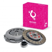 Комплект сцепления для Lada 2170/2190/Калина 2/Lada Vesta/XRay (тросовая КПП) БЕЛМАГ (ВМ0112)