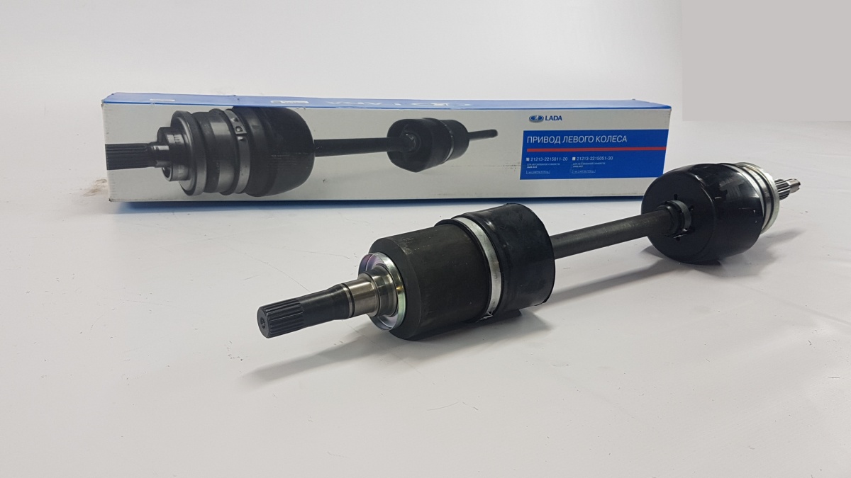 Привод передних колес для Lada 21213 L (короткий) (24шлица) нов.обр. АЗ